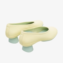 Camper Yellow Heels Womens - Alright Online Ireland | SXHDI0213